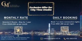 daily apartment rentals hong kong CM+ Hotels and Serviced Apartments