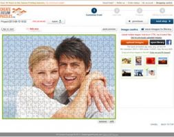 Online puzzle maker, drag and drop images to create your puzzle Online real-time preview, for checking your work before order