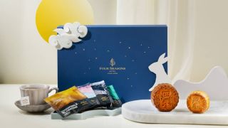 Mooncakes gift box from Four Seasons Hotel Hong Kong